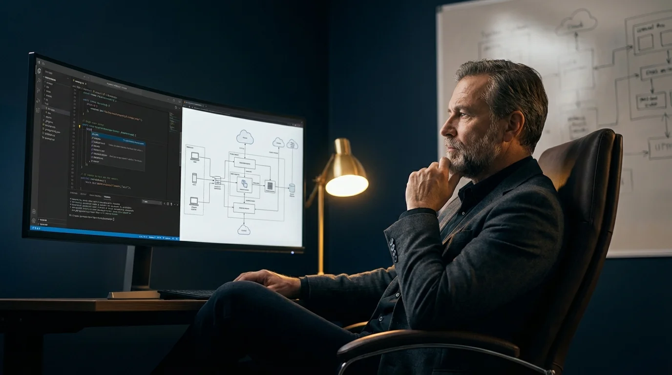 軟體工程演進與 AI 輔助開發的視覺呈現