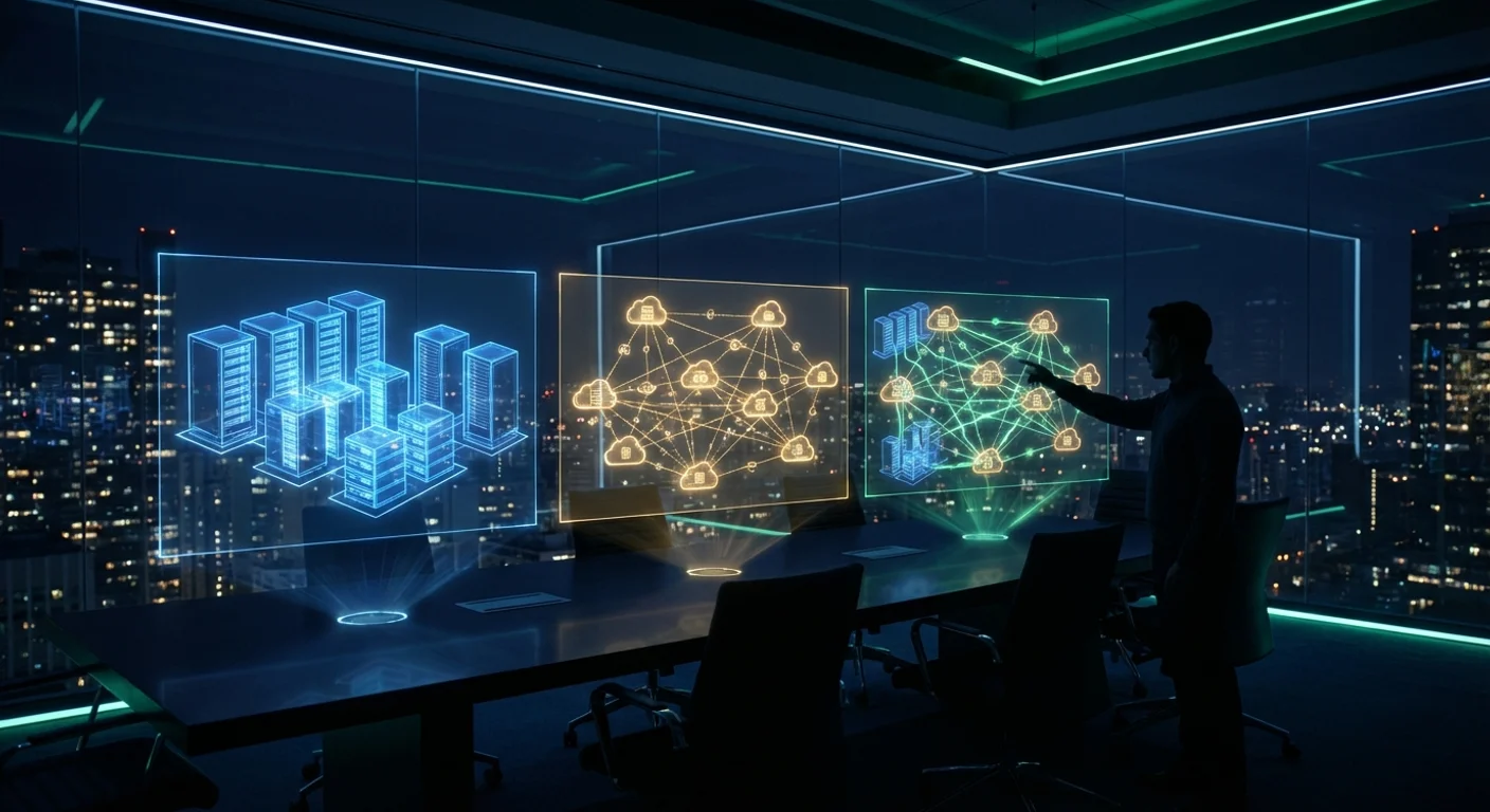 Enterprise AI Agent architecture decision tree — the complete path from evaluation to deployment