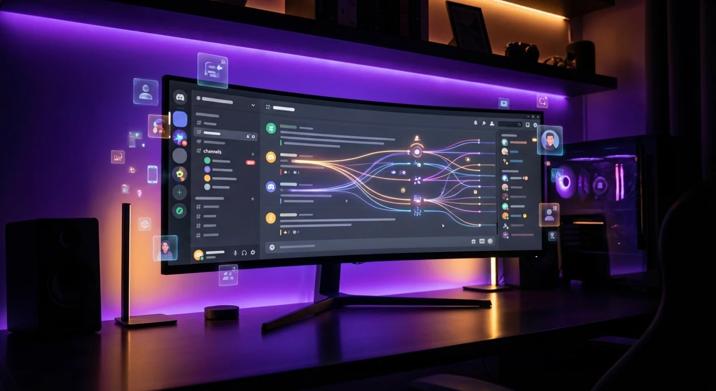 Architecture diagram of OpenClaw integrated with Discord server