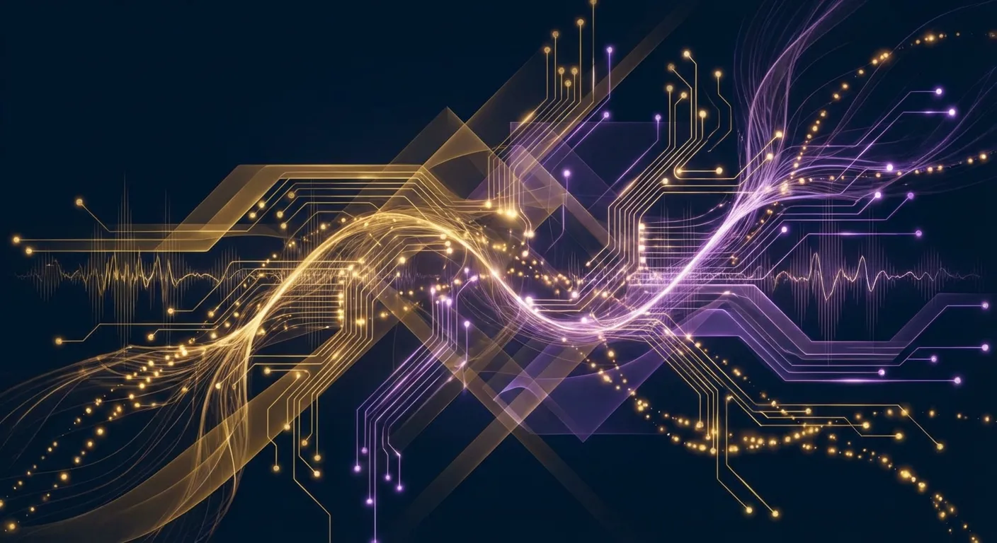 零售與電商 AI 應用的抽象視覺化呈現